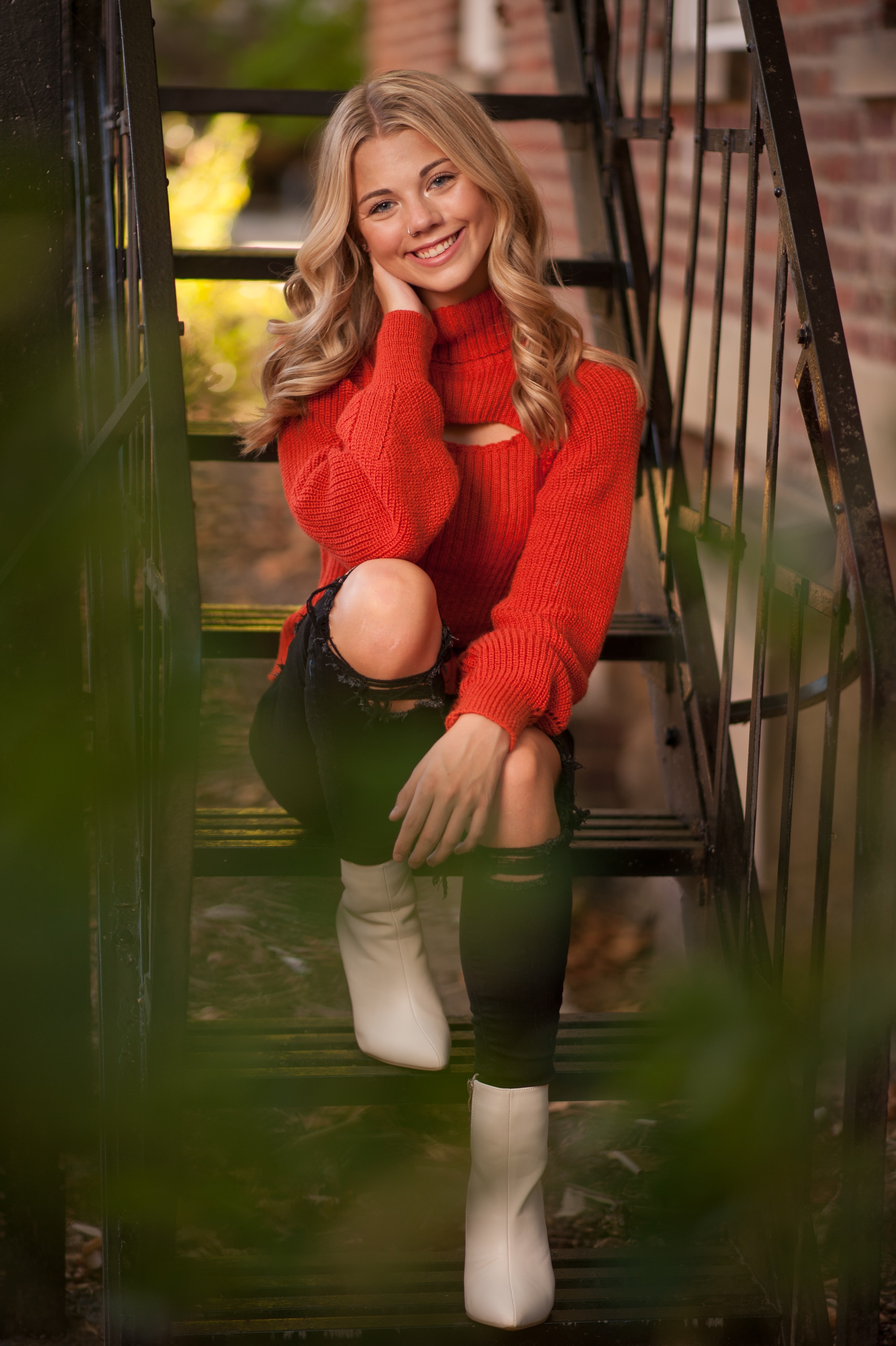 Senior portrait — Emma Sparks fall session, Southeast Ohio luxury photographer